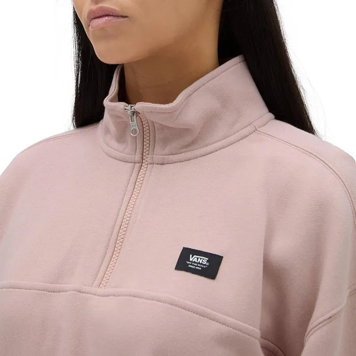Vans View All Women Leighton Mock Neck Fleece Pink