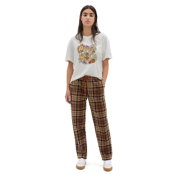 Vans View All Women Range Relaxed Trousers Brown