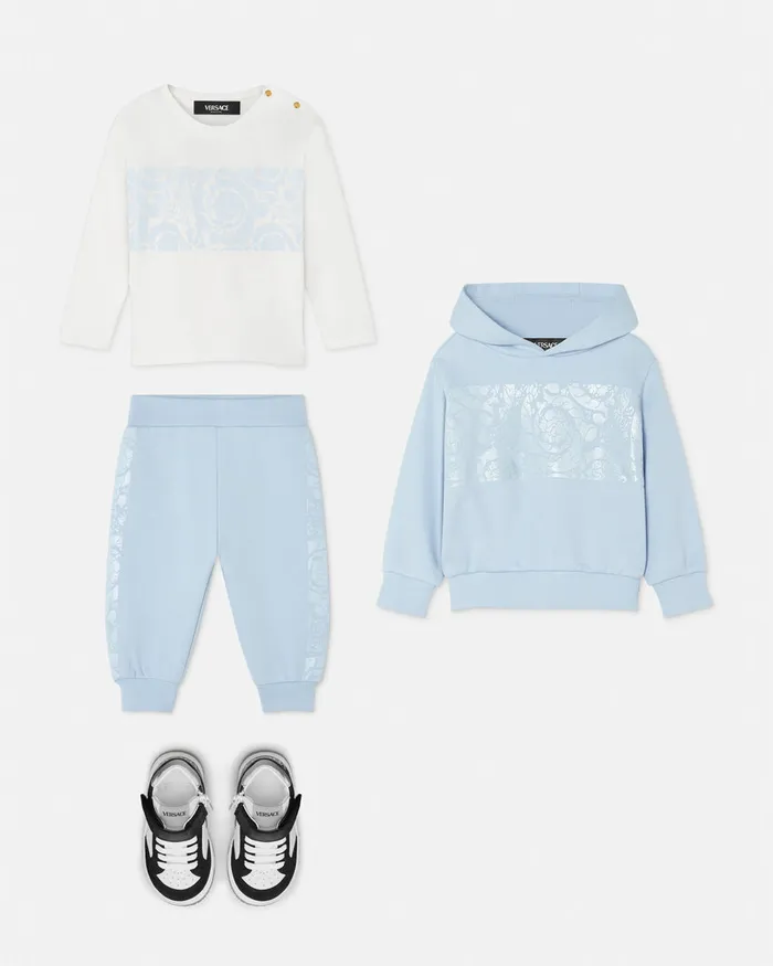 Versace Barocco Baby TShirt White Kids Shirts and Tshirts