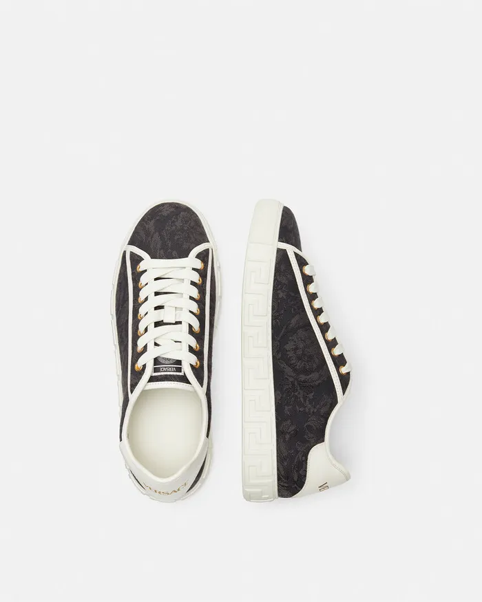 Versace Barocco Greca Sneakers Blackprint Men Sneakers
