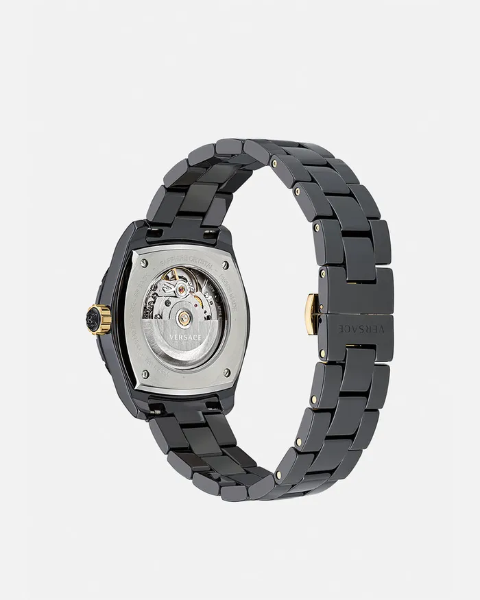 Versace Dv One Automatic Watch Black Women Watches