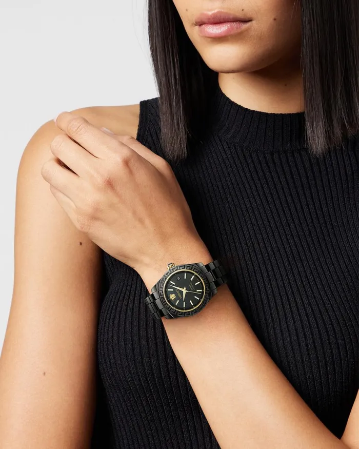 Versace Dv One Automatic Watch Black Women Watches