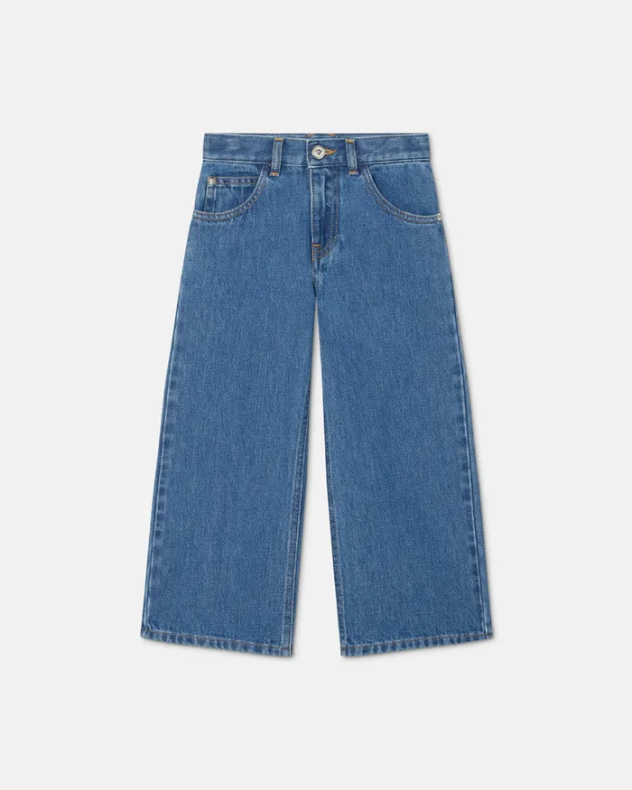 Versace Jeans Blue Kids Pants and Skirts
