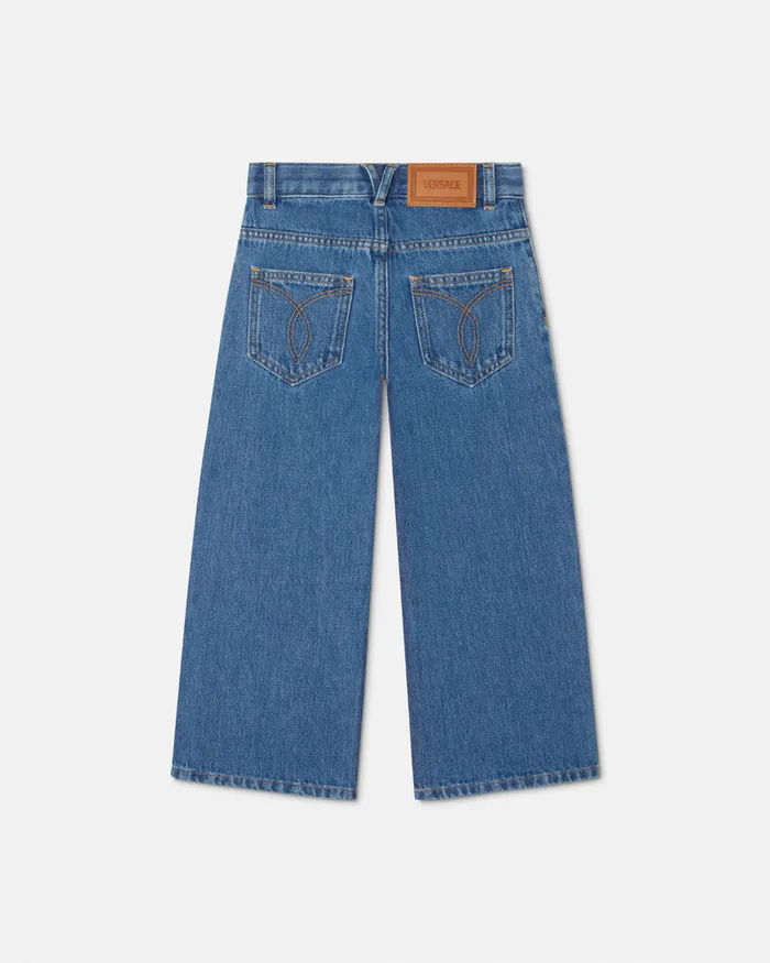 Versace Jeans Blue Kids Pants and Skirts