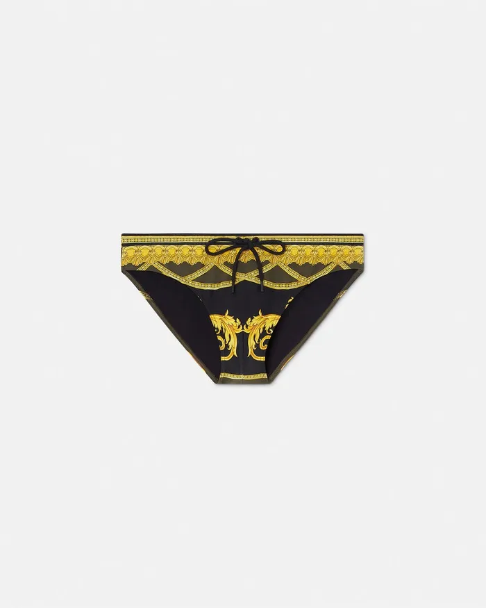 Versace La Coupe Des Dieux Swim Briefs Black Men Swimwear
