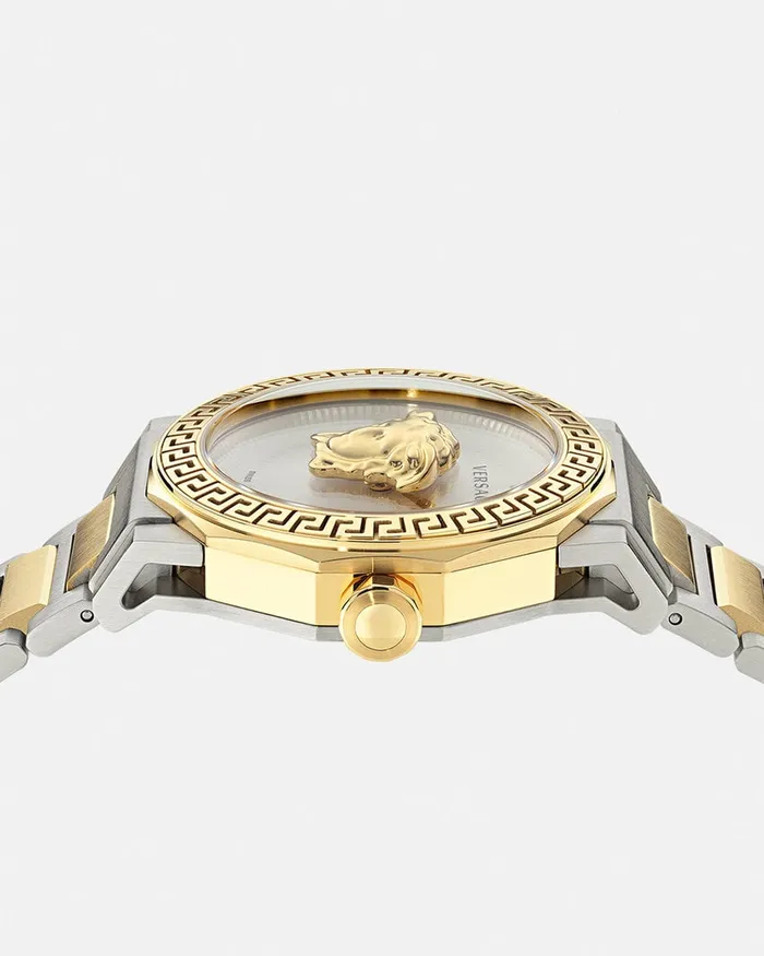 Versace Medusa Deco Watch Silvergold Women Watches