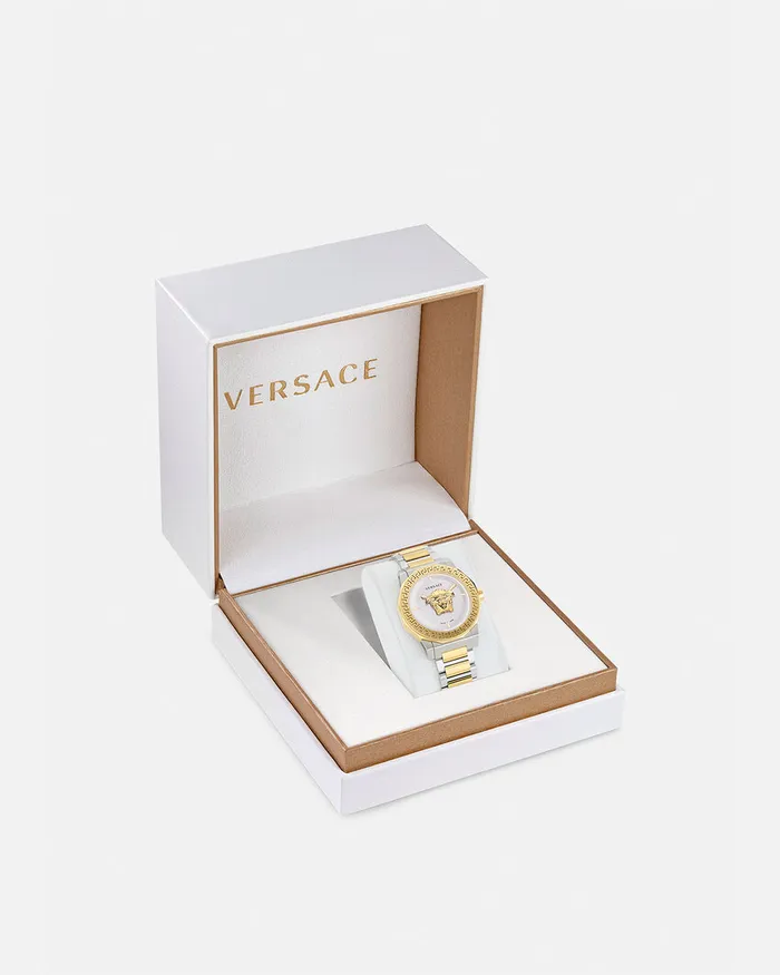 Versace Medusa Deco Watch Silvergold Women Watches