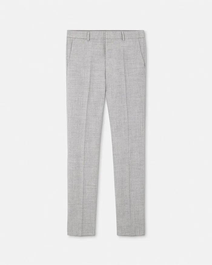 Versace WoolBlend Formal Pants Gray Men Blazers and Suits