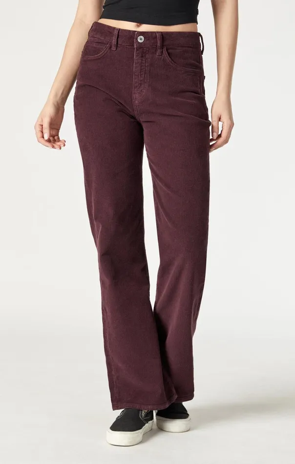 Victoria Wide Leg In Mahogany Cord Women Mavi Jeans Pants Victoria Wide Leg In Mahogany Cord Women Mavi Jeans Pants