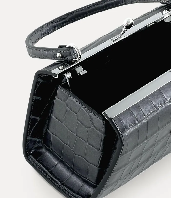 Vivienne Westwood Handbags Women Extra Large Doll Frame Purse Anthracite