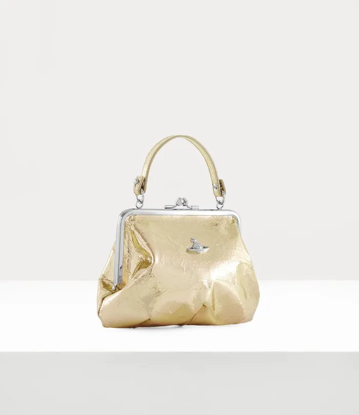 Vivienne Westwood Handbags Women Granny Frame Purse Gold