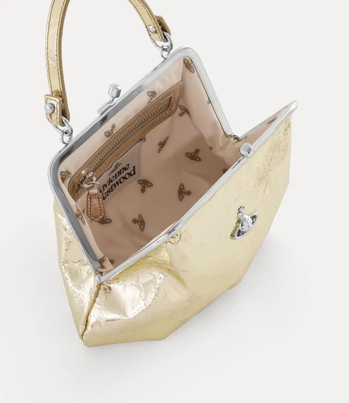 Vivienne Westwood Handbags Women Granny Frame Purse Gold