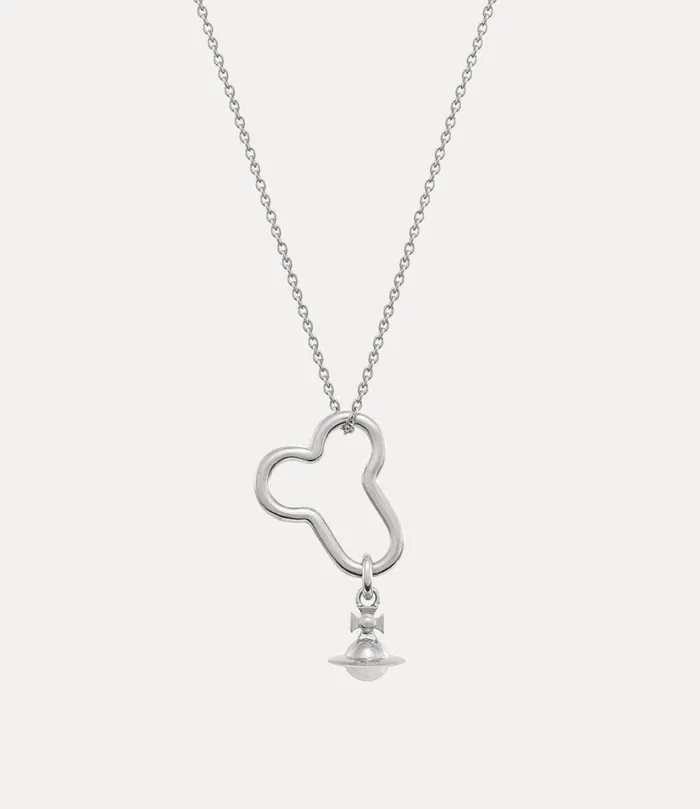 Vivienne Westwood Necklaces WomenMen Karla Pendant Necklace Platinum