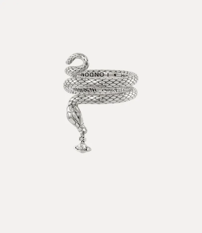 Vivienne Westwood Rings WomenMen Albane Ring Antique Platinum