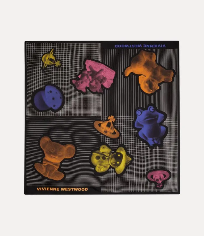 Vivienne Westwood Scarves And Ponchos WomenMen Figurine Square Black