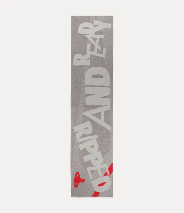 Vivienne Westwood Scarves And Ponchos WomenMen Ripped And Ready Scarf Black