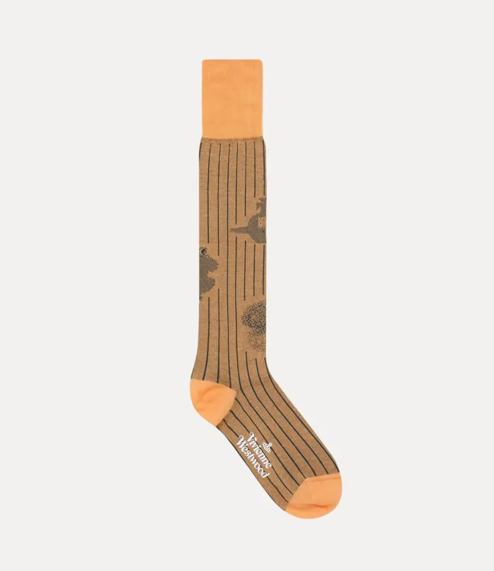Vivienne Westwood Socks And Tights WomenMen Figurines High Sock Pink
