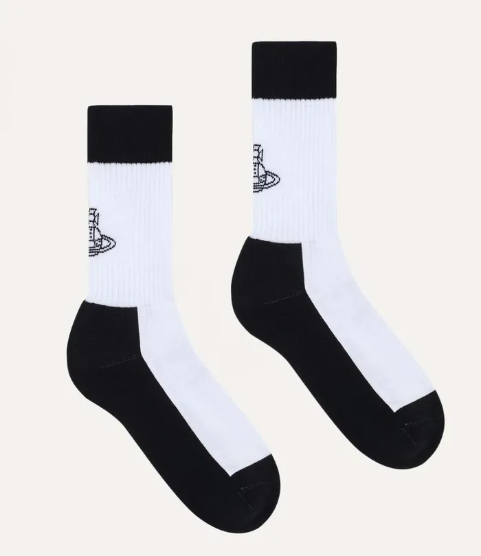 Vivienne Westwood Socks And Tights WomenMen Sporty Socks White