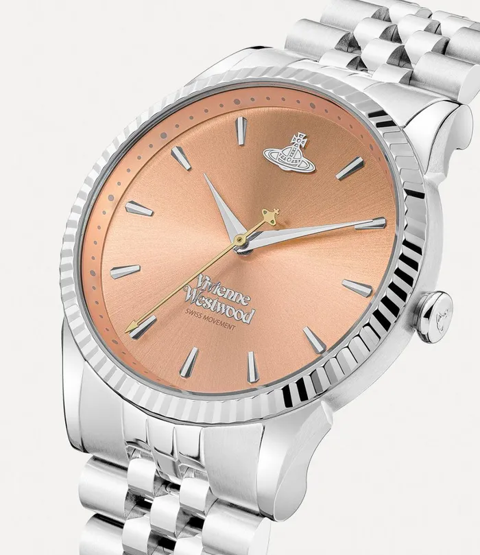 Vivienne Westwood Watches WomenMen Seymour Watch Peachsilver