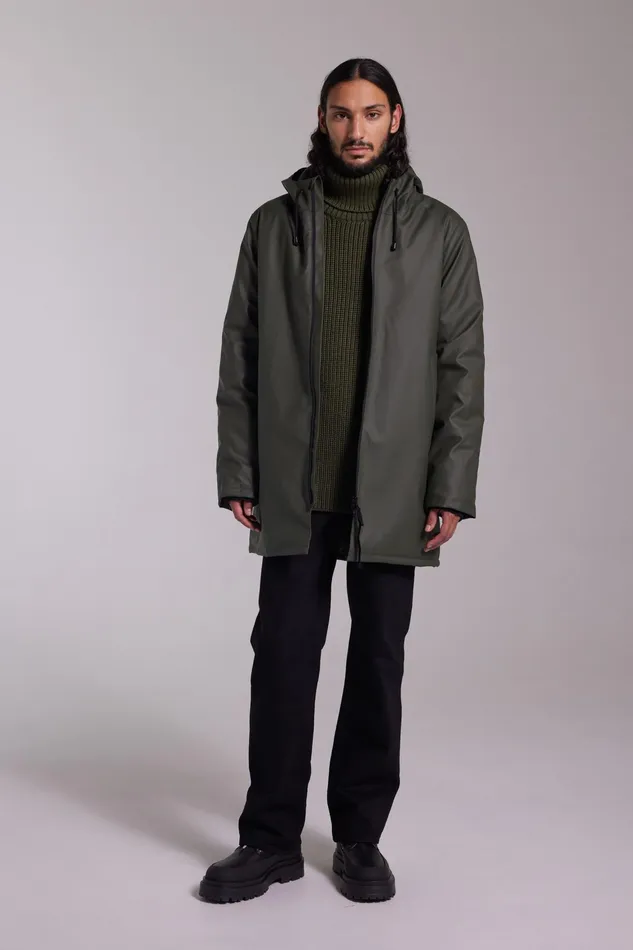 Winter Coats Men Stutterheim Stockholm Winter Jacket Green