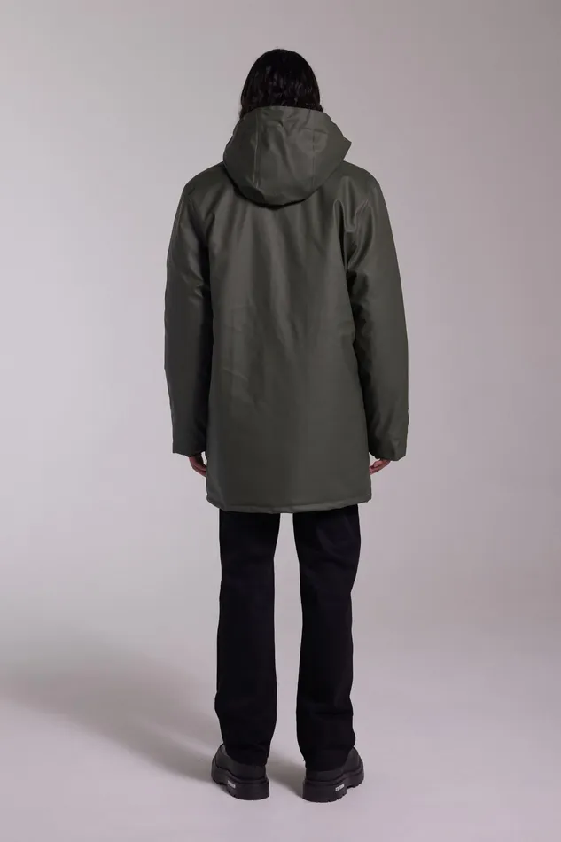 Winter Coats Men Stutterheim Stockholm Winter Jacket Green