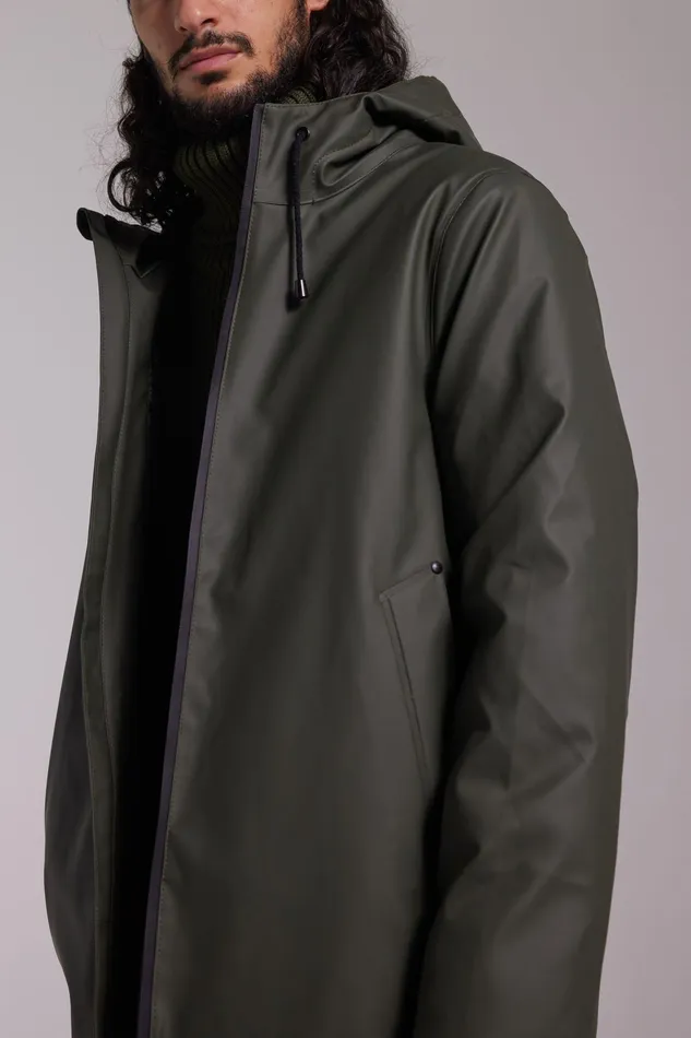 Winter Coats Men Stutterheim Stockholm Winter Jacket Green