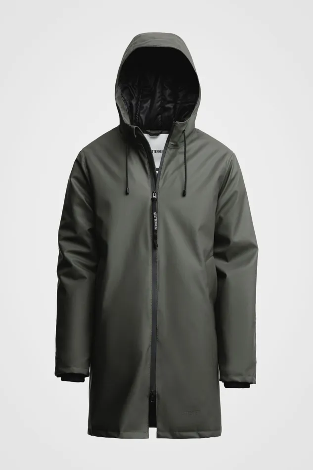 Winter Coats Men Stutterheim Stockholm Winter Jacket Green