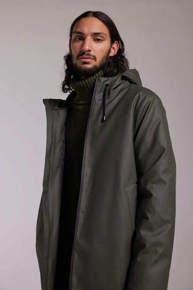 Winter Coats Men Stutterheim Stockholm Winter Jacket Green