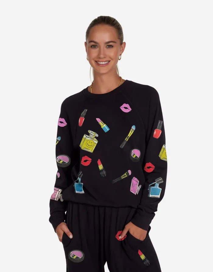 Women039s Anela Beauty School Drop Out Black Lauren Moshi Long Sleeve