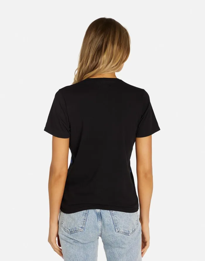 Women039s Croft Mini Butterflies Black Lauren Moshi Short Sleeve