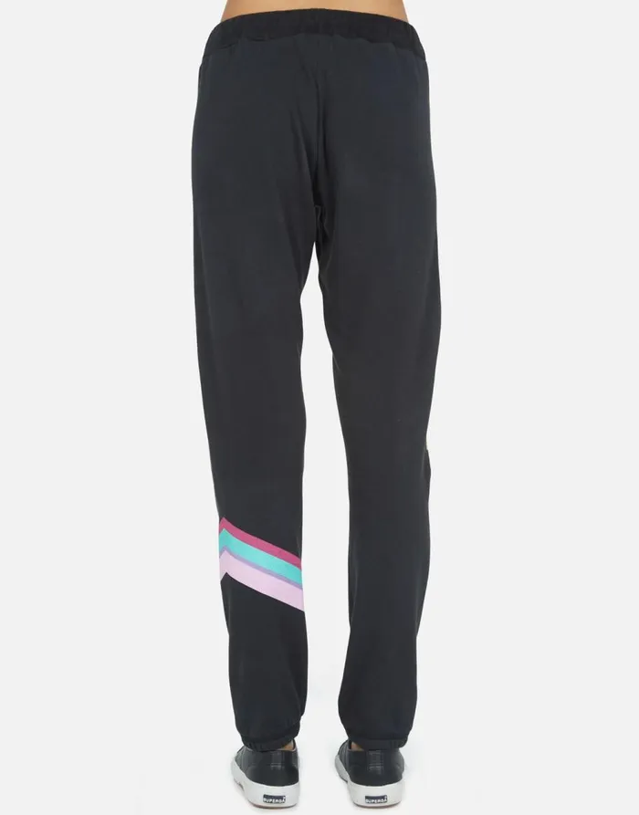 Women039s Gia Rainbow Ray Peace Onyx Lauren Moshi Long Sweatpants