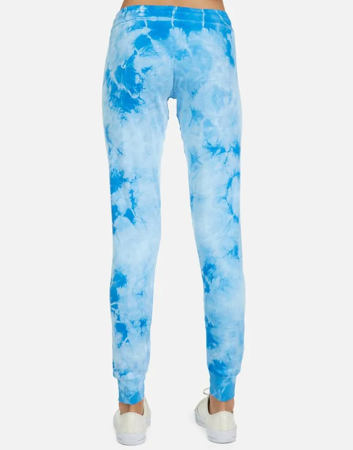 Women039s Jess World Peace Lips Blue Clouds Lauren Moshi Long Sweatpants