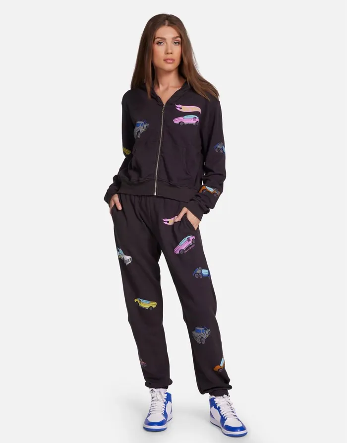 Women039s Lachelle Hot Wheels Speed Club Onyx Lauren Moshi Long Sleeve