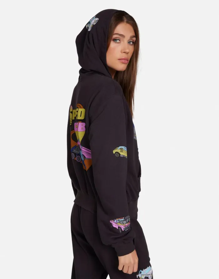 Women039s Lachelle Hot Wheels Speed Club Onyx Lauren Moshi Long Sleeve