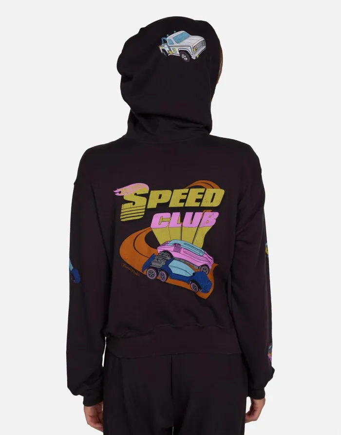 Women039s Lachelle Hot Wheels Speed Club Onyx Lauren Moshi Long Sleeve