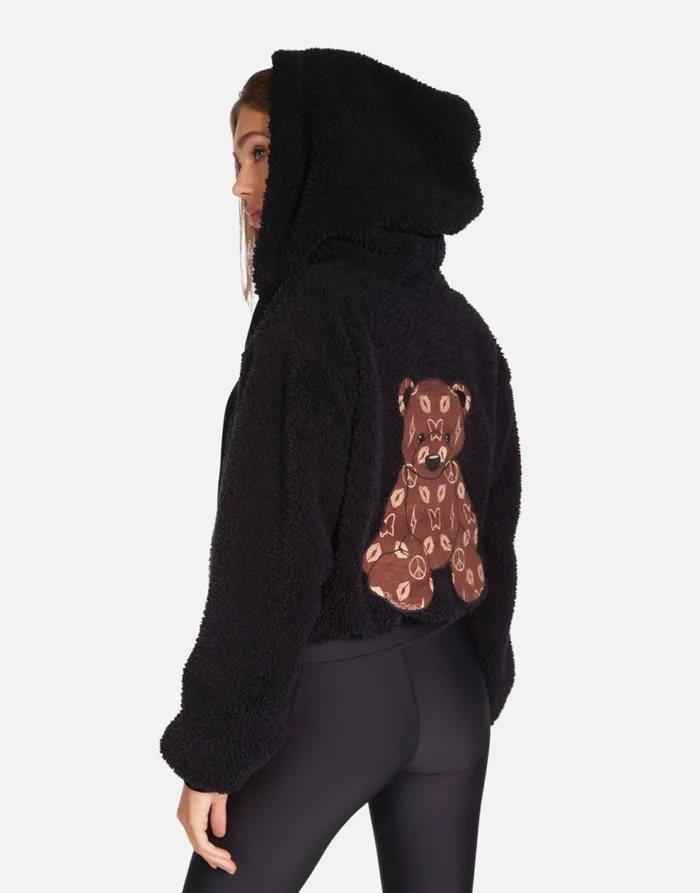 Women039s Lumi Designer Bear Black Lauren Moshi Jackets