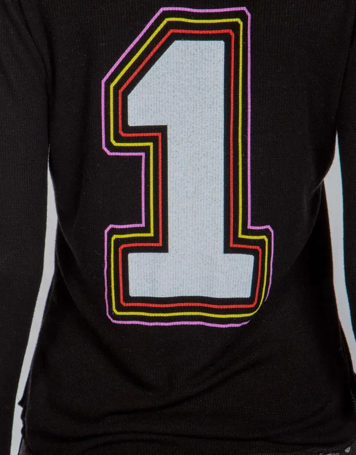 Women039s McKinley 1 Love Black Lauren Moshi Long Sleeve