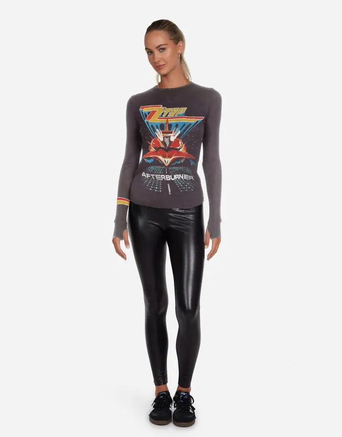 Women039s McKinley ZZ Top Afterburner Vintage Black Lauren Moshi Long Sleeve