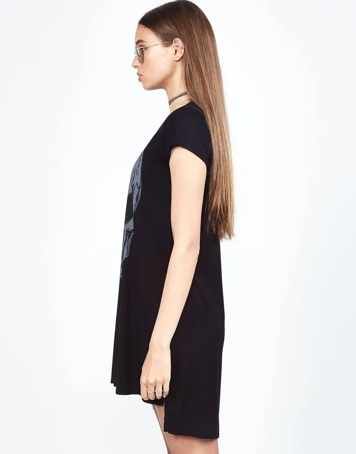 Women039s Mirabella Heart Eye Skull Black Lauren Moshi Dresses
