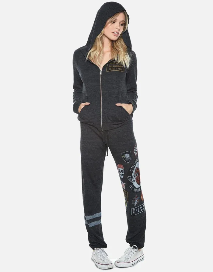 Women039s Noella Heartbreaker Heather Black Lauren Moshi Hoodies