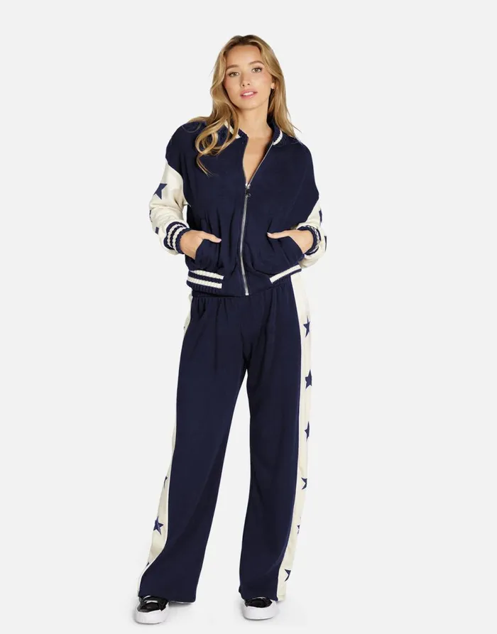 Women039s Taissa Stars Navy Bone Lauren Moshi Jackets