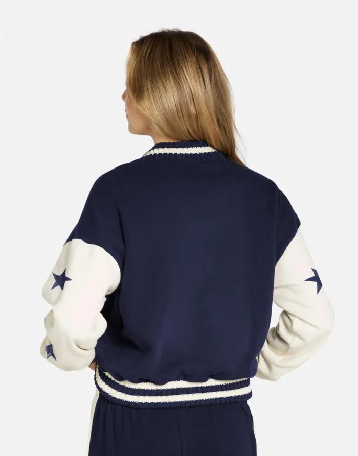 Women039s Taissa Stars Navy Bone Lauren Moshi Jackets