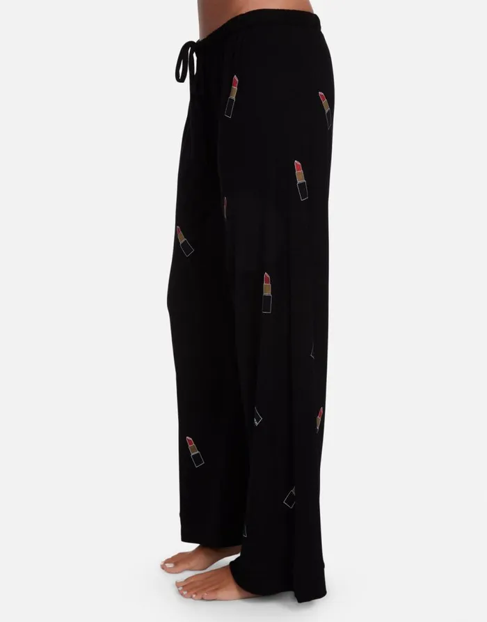 Women039s Waverly Lipstick Lip Black Lauren Moshi Short Sleeve