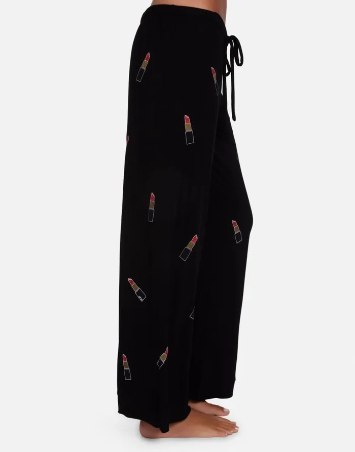 Women039s Waverly Lipstick Lip Black Lauren Moshi Short Sleeve