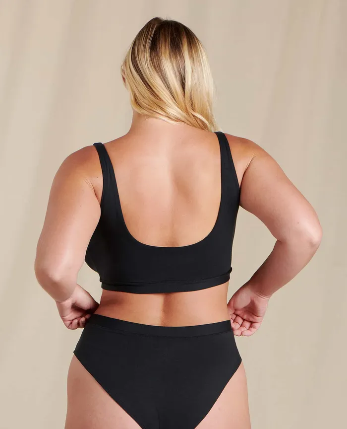 Women8217s Loungewear and Sleep ToadandCo Scoop Bralette Black