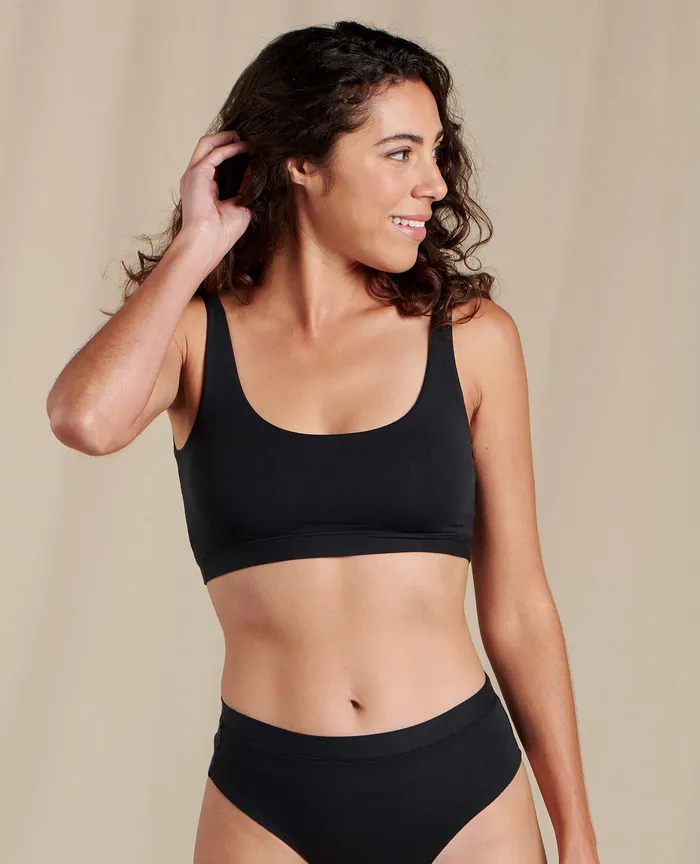 Women8217s Loungewear and Sleep ToadandCo Scoop Bralette Black