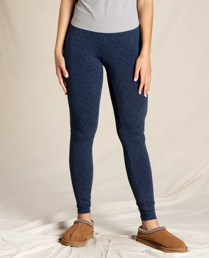 Women8217s Printed Lean Legging True Navy Geo Print Pants ToadandCo