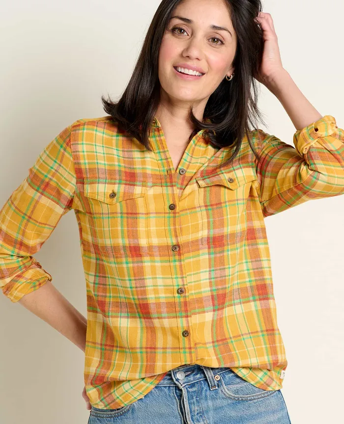 Women8217s ToadandCo ReForm Flannel Shirt Acorn Tops and TShirts