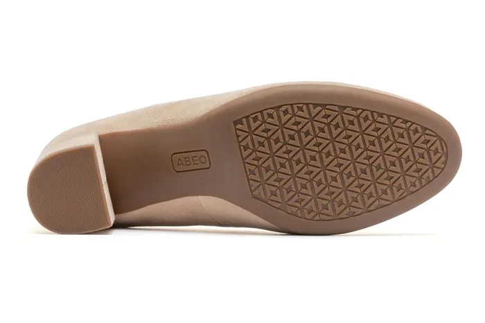 Women ABEO Footwear Dress Tempo Pump Cuban Sand Suede Women ABEO Footwear Dress Tempo Pump Cuban Sand Suede
