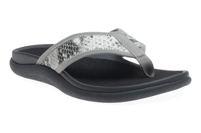 Women ABEO Footwear Sandals Laguna Sandal Natural Snake Print